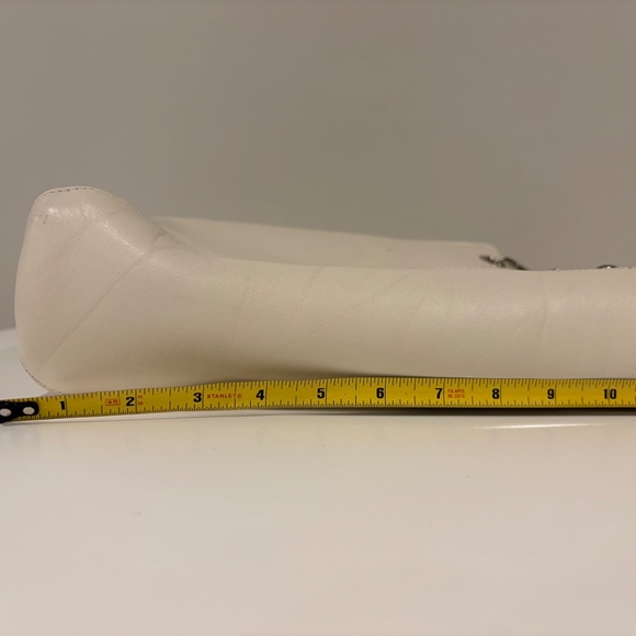 M0851 White leather tote - Picture 5 of 6